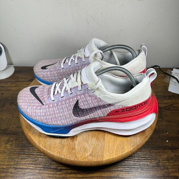 Nike Zoom X Invincible Run Flyknit 3 White Red Shoe Men's Size 11.5 FJ3889-100 - Picture 3 of 10